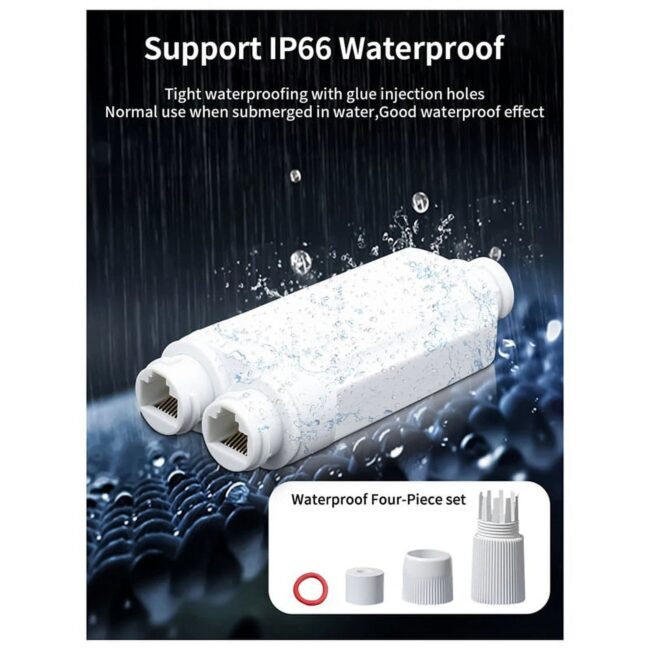 2 Port PoE Extender Waterproof PoE Repeater for IP Port Transmission Extender 2 Port PoE Extender Waterproof PoE Repeater for IP Port Transmission Extender