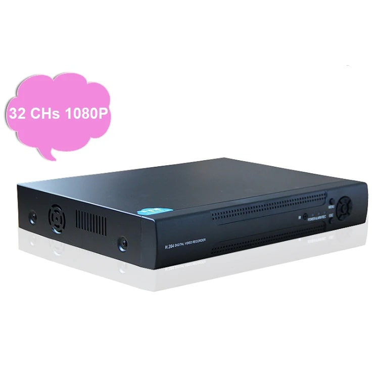 Xmeye 32CH 4K HD Network Video Recorder (NVR) with 2pcs HDD slot