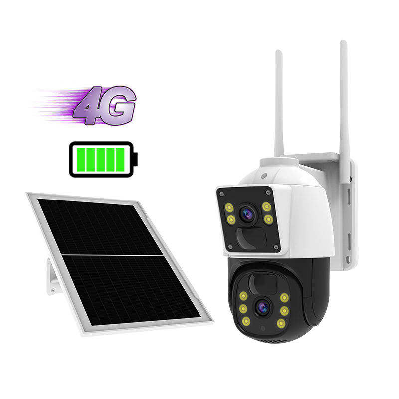 Vstarcam Dual Lens (BG66) 4G SIM Solar Battery Camera with 2Way Audio and Auto Tracking
