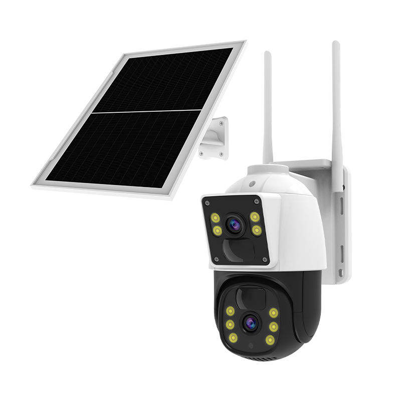 Vstarcam Dual Lens (BG66) 4G SIM Solar Battery Camera with 2Way Audio and Auto Tracking