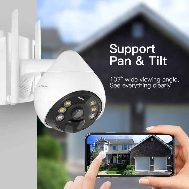 Vstarcam (BG69) 4G SIM Solar Battery Camera with 2Way Audio and Auto Tracking Vstarcam (BG69) 4G SIM Solar Battery Camera with 2Way Audio and Auto Tracking