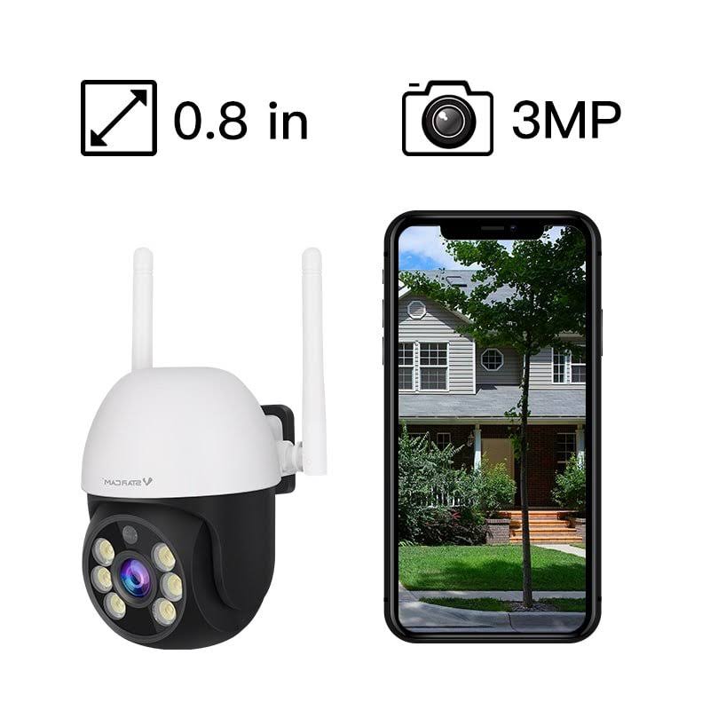 Vstarcam CS661 Mini 3MP Wifi/Wired Camera with Two Way Talk and Flood light Vstarcam CS661 Mini 3MP Wifi/Wired Camera with Two Way Talk and Flood light