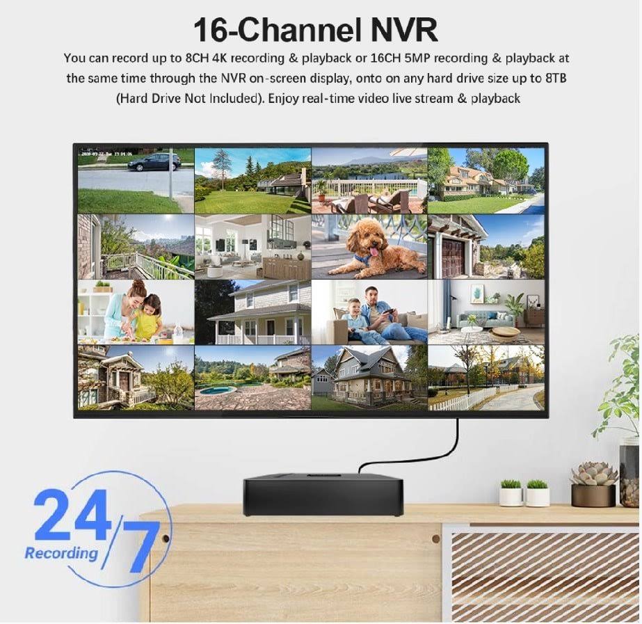 Srihome 16 Channel 4k UHD Network Video Recorder NVR (NVS003) Srihome 16 Channel 4k UHD Network Video Recorder NVR (NVS003)